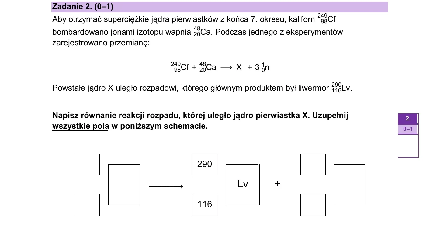 Zadanie 2 - chemia 2023 PR
