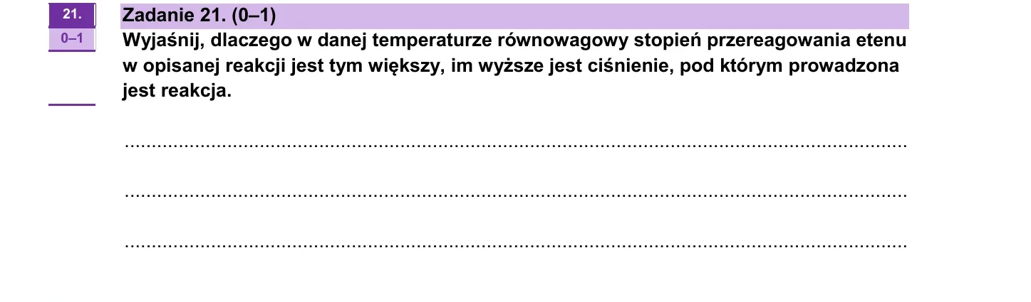 Zadanie 21 - chemia 2023 PR