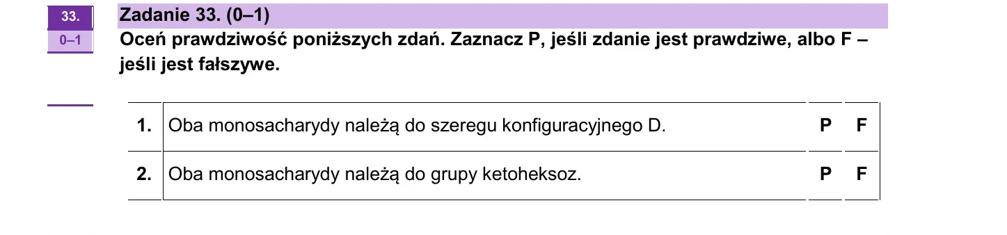 Zadanie 33 - chemia 2023 PR