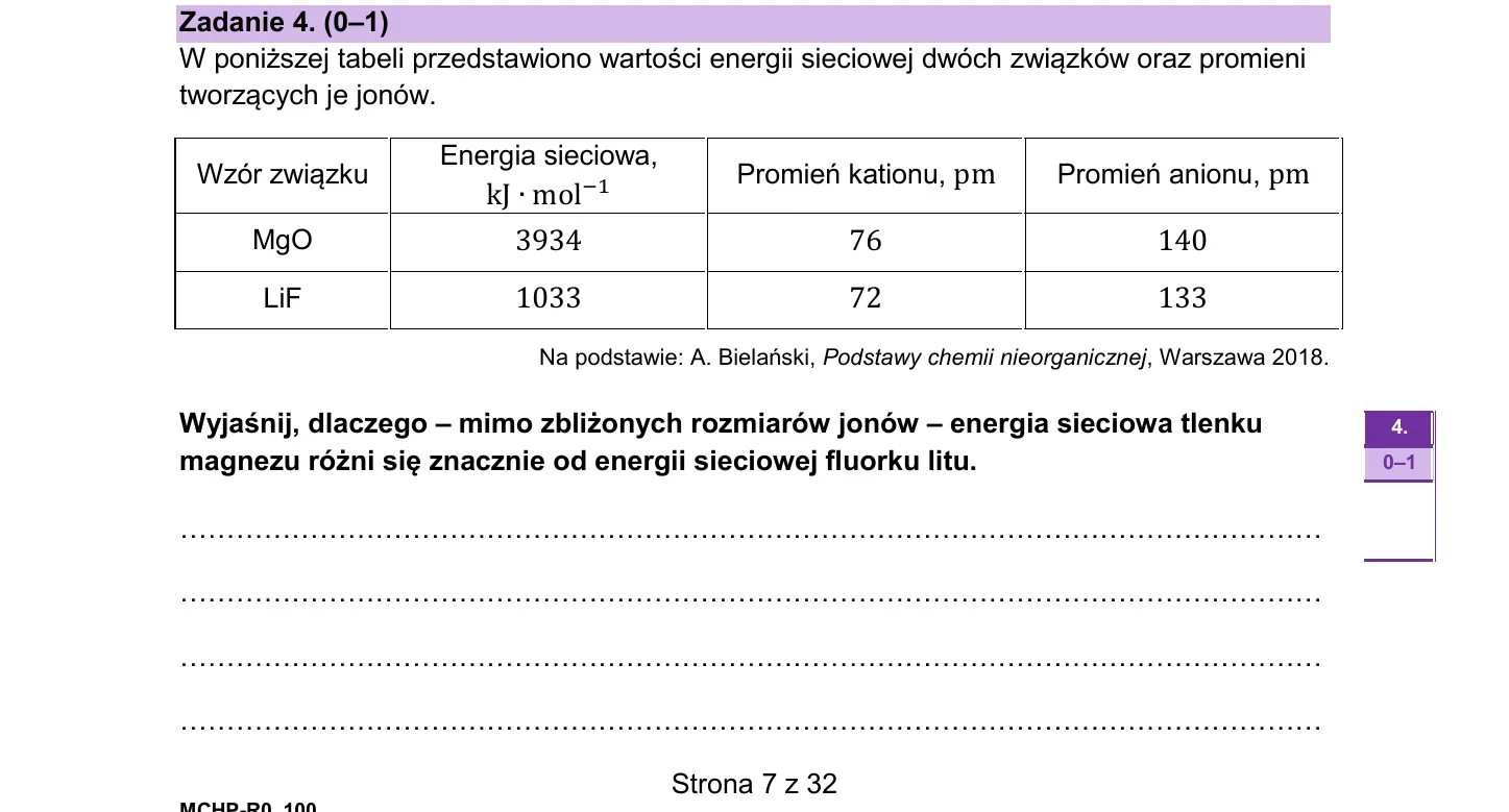 Zadanie 4 - chemia 2024 PR