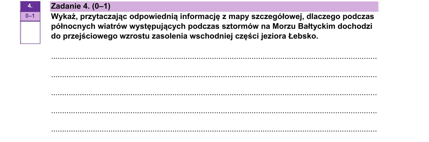 Treść zadania 4 z arkusza CKE 2023 PR