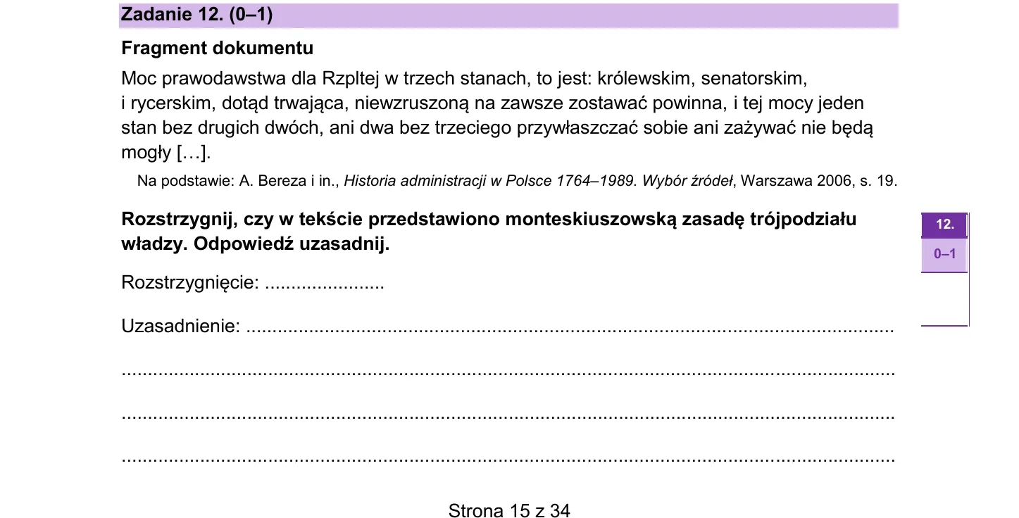 Zadanie 12 - historia 2023 PR