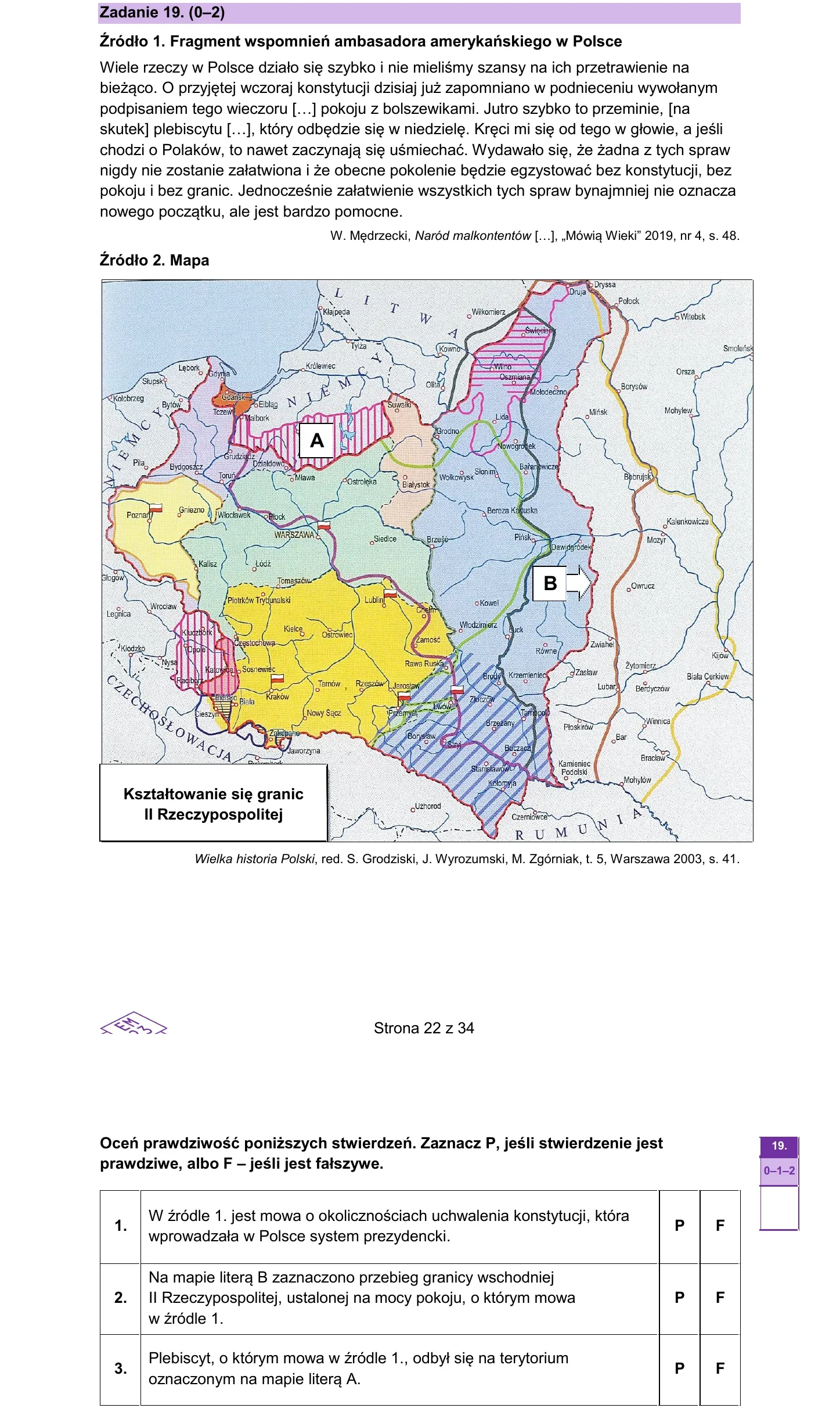 Zadanie 19 - historia 2023 PR