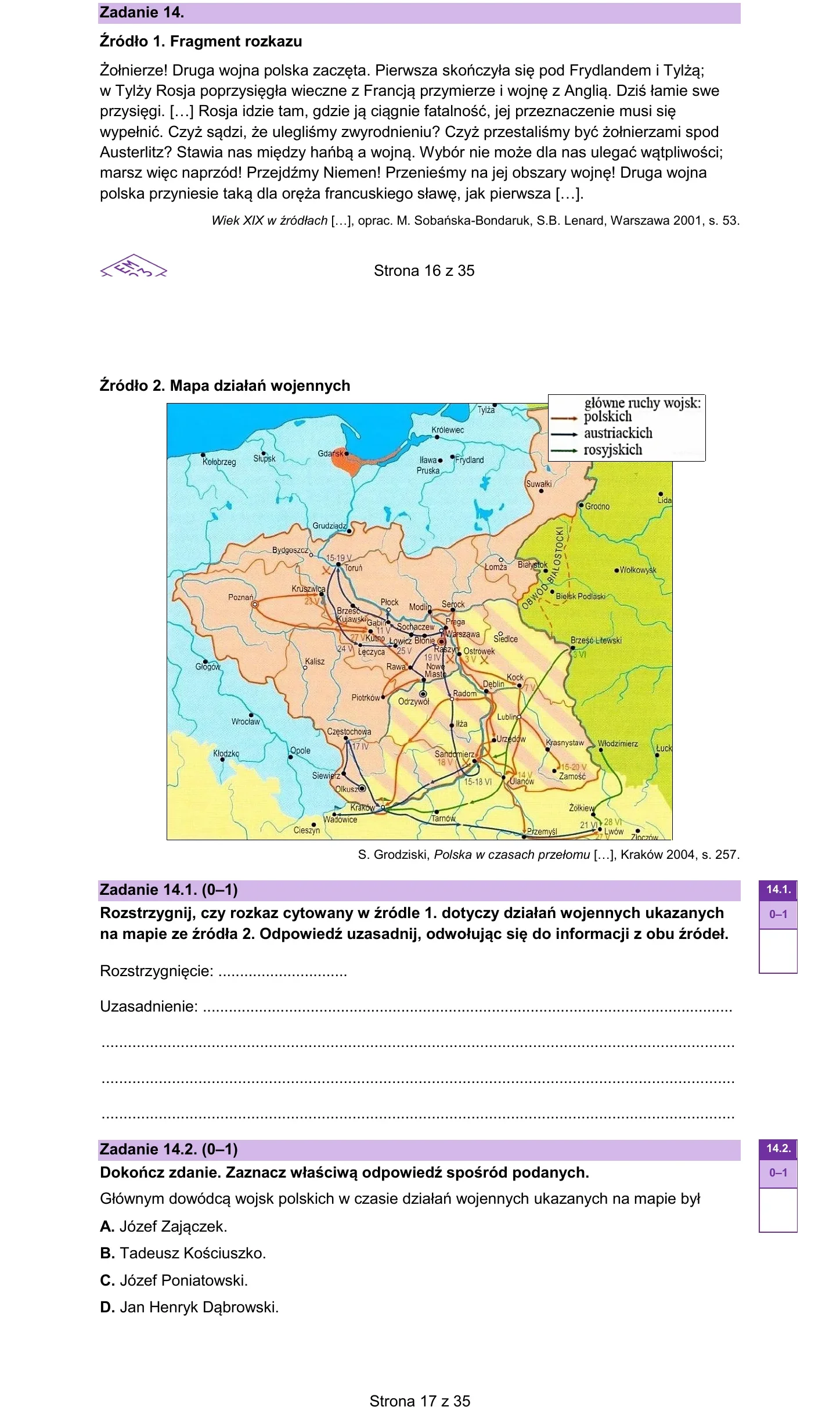 Zadanie 14 - historia 2024 PR