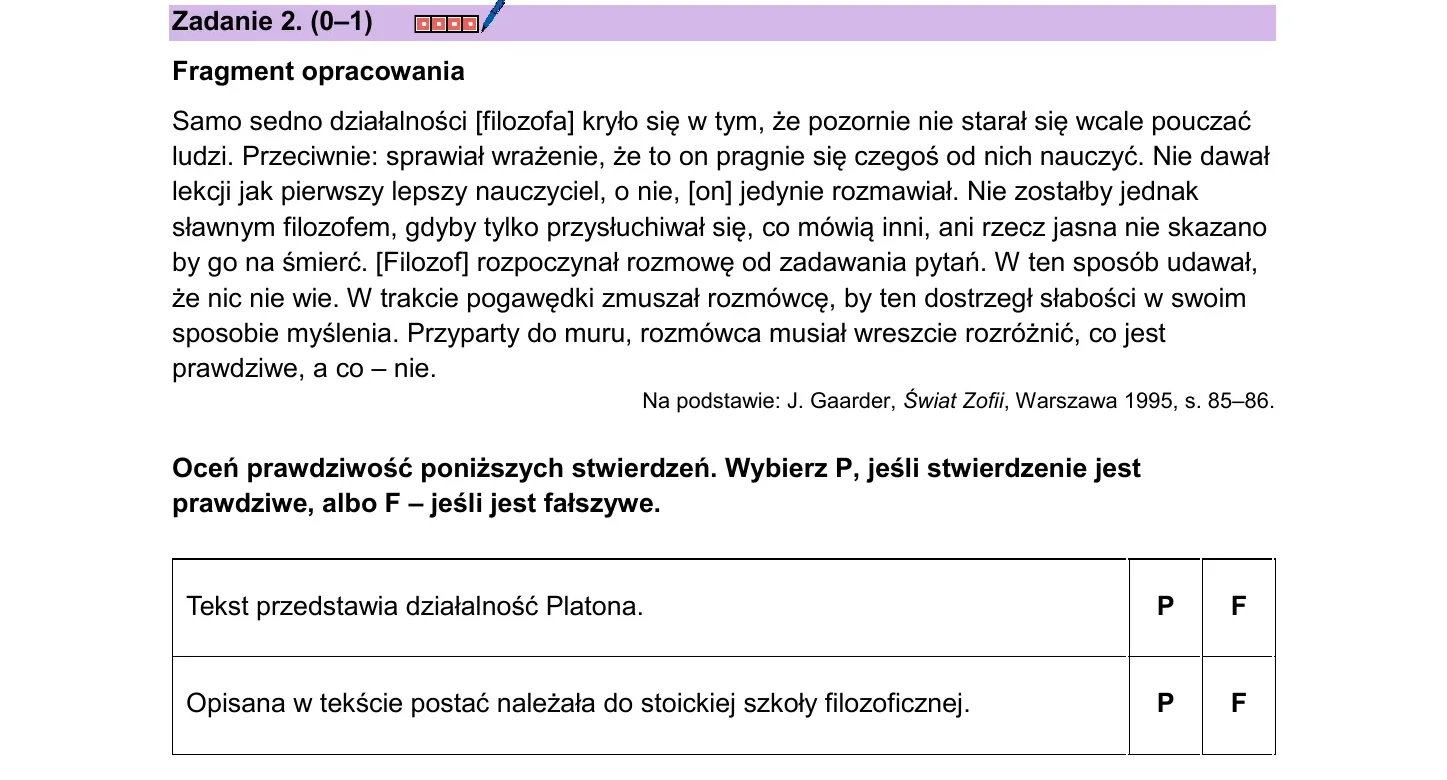 Zadanie 2 — historia 2026, poziom rozszerzony, arkusz CKE