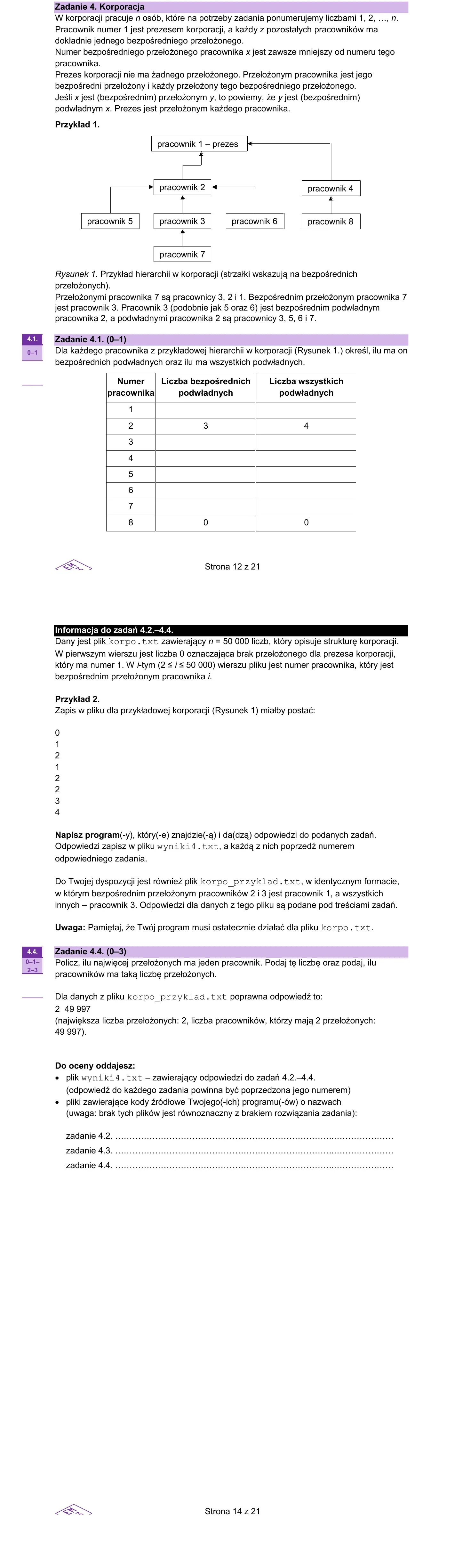 Zadanie 4 — informatyka 2026, poziom rozszerzony, arkusz CKE