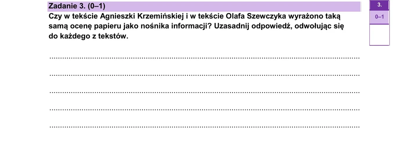 Zadanie 3 - strona 7 arkusza CKE maj 2026 poziom podstawowy