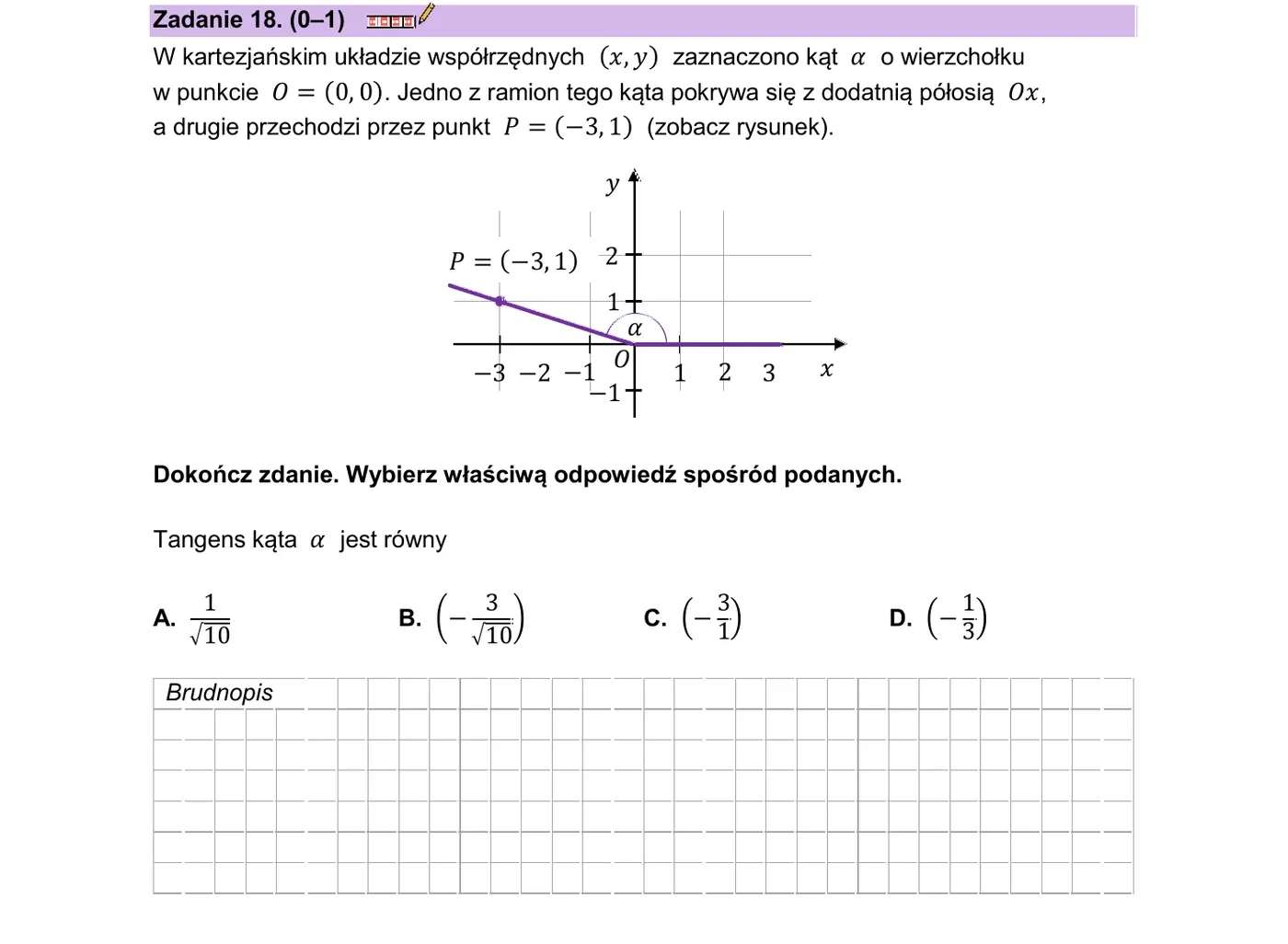 Zadanie 18 (16 CKE) - trzywyrazowy ciąg geometryczny