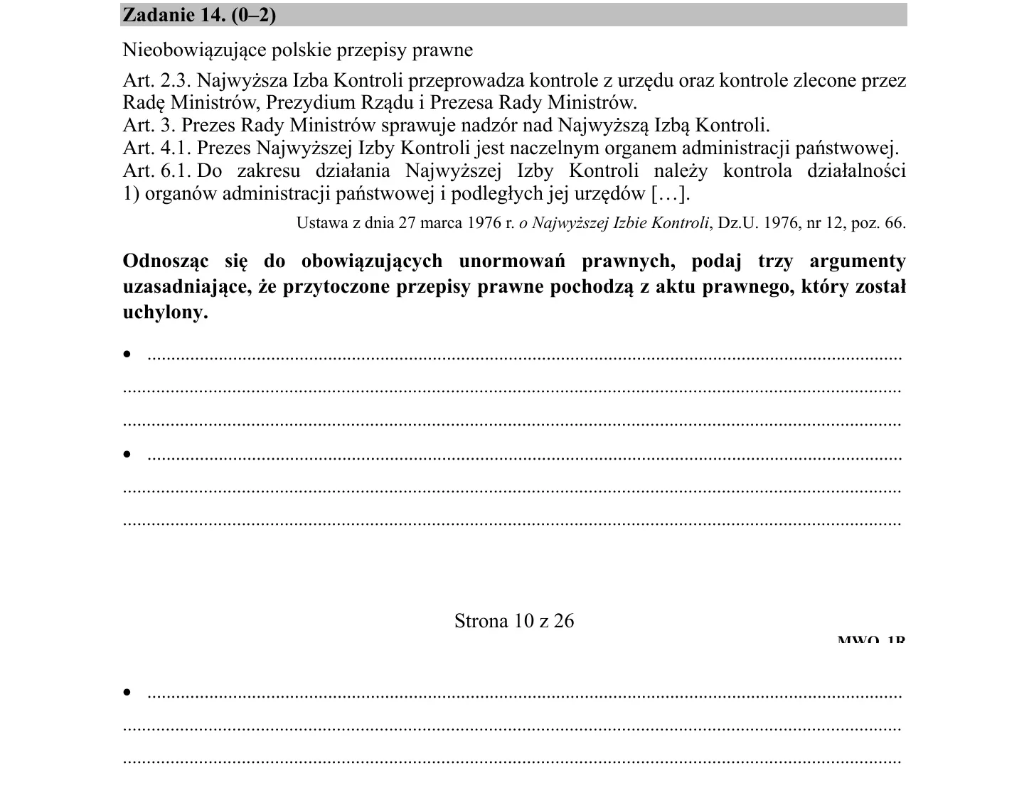Zadanie 14 - WOS 2018 PR