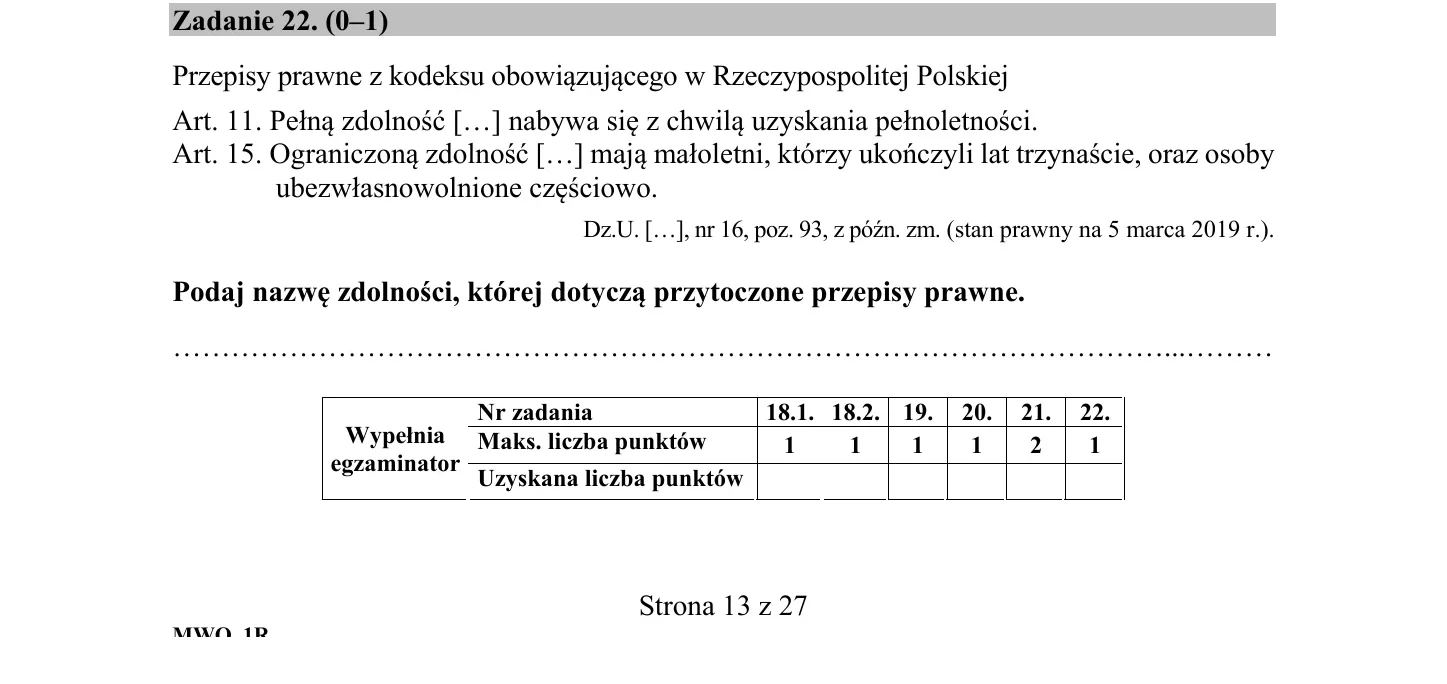 Zadanie 22 - WOS 2019 PR