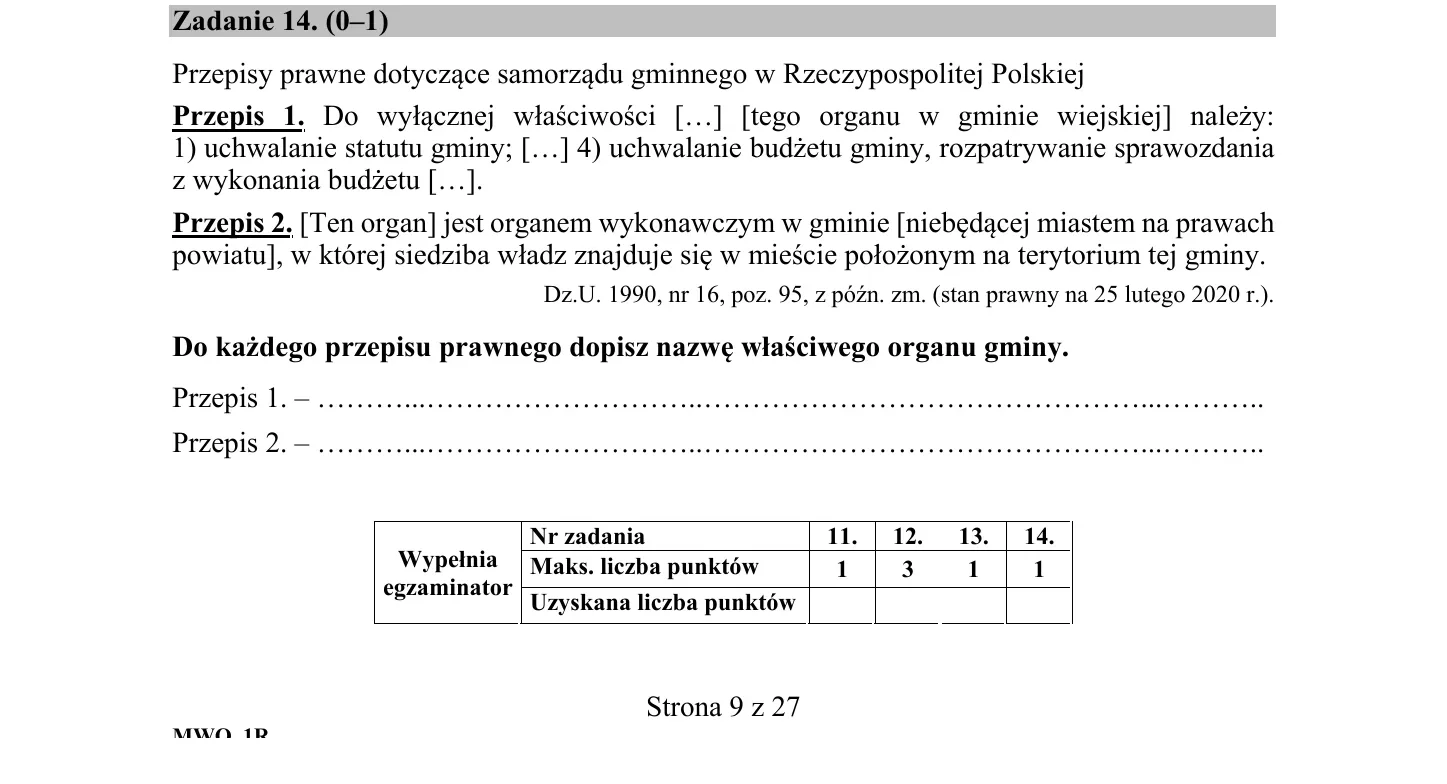 Zadanie 14 - WOS 2020 PR