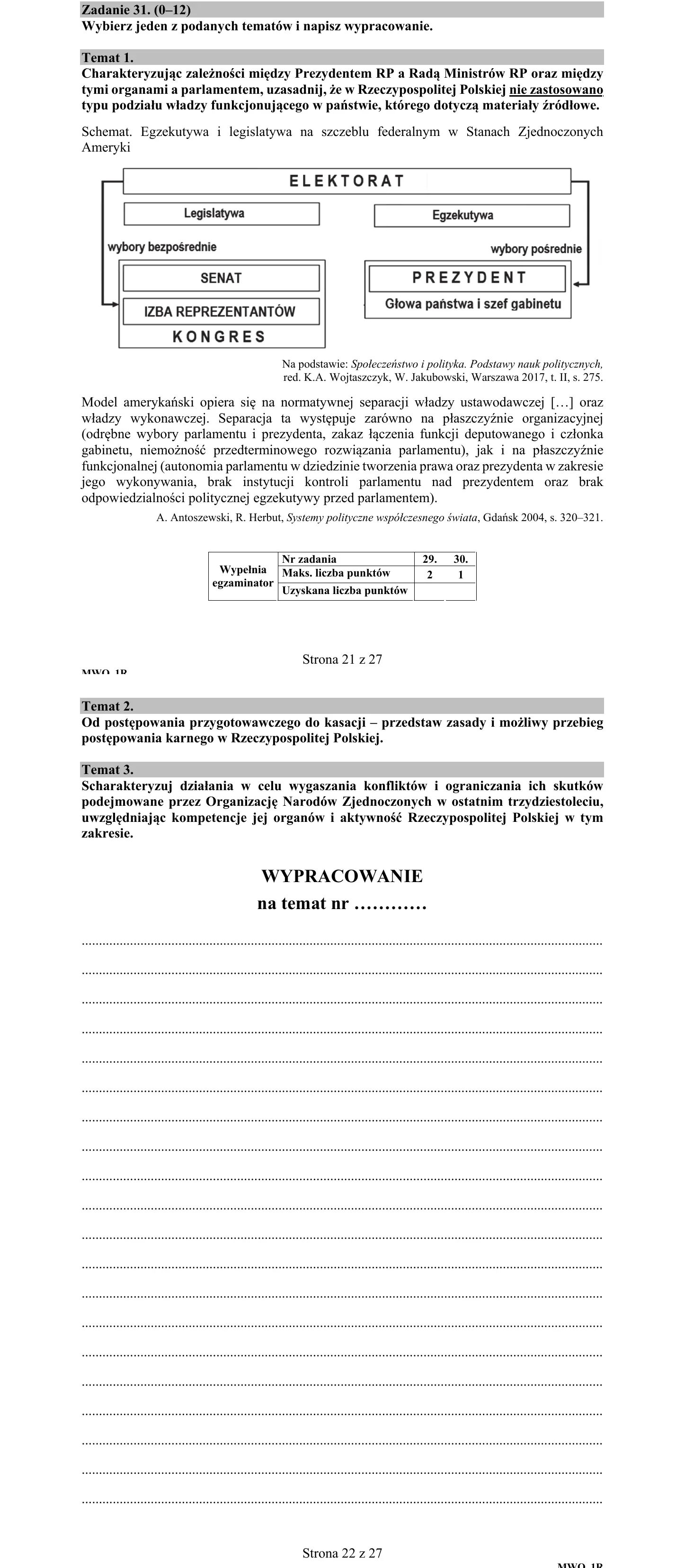 Zadanie 31 - WOS 2020 PR (wypracowanie)