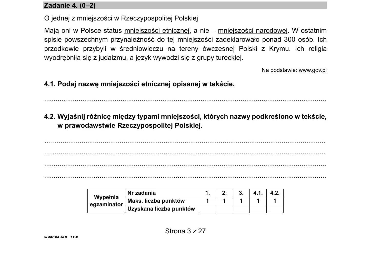 WOS PR 2021, zadanie 4
