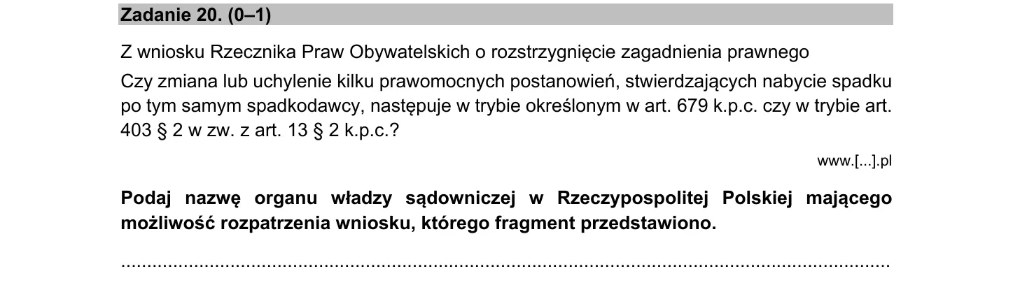 WOS PR 2021, zadanie 20