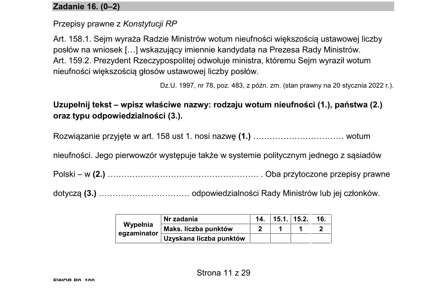 Zadanie 16 - WOS 2022 PR
