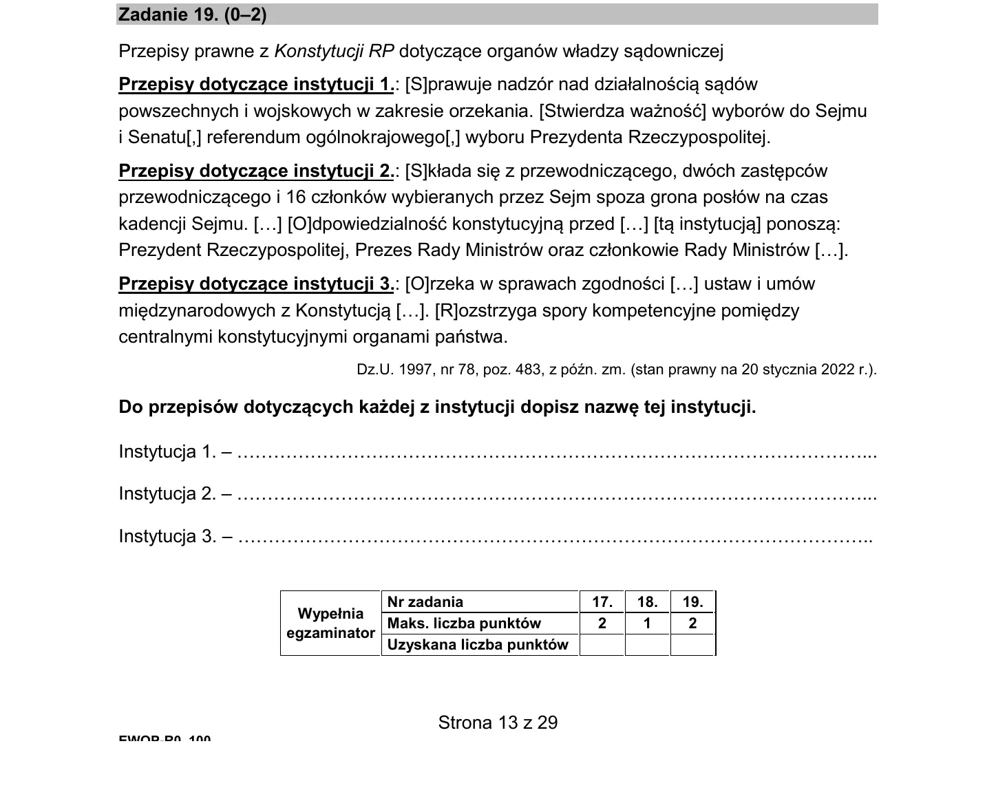 Zadanie 19 - WOS 2022 PR