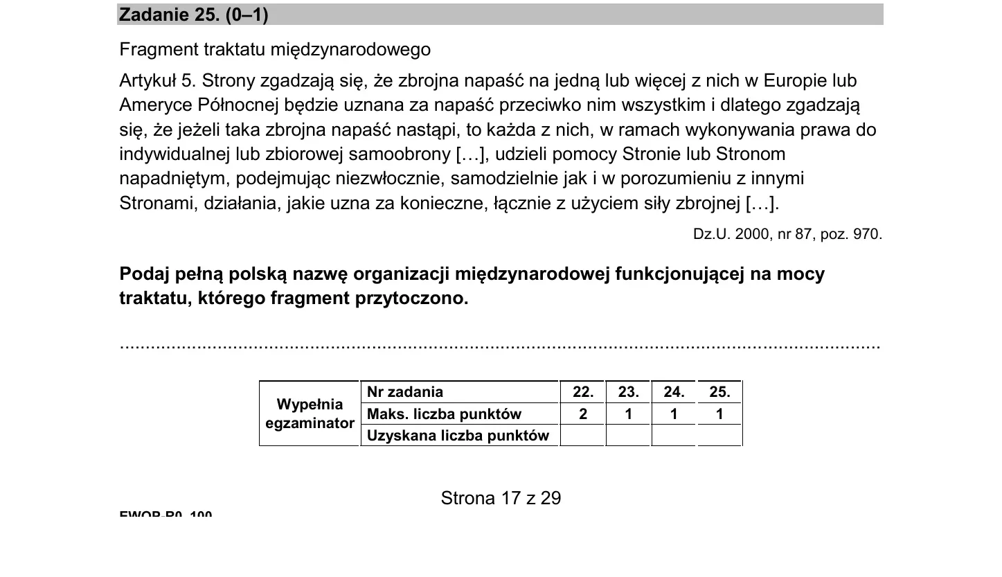 Zadanie 25 - WOS 2022 PR