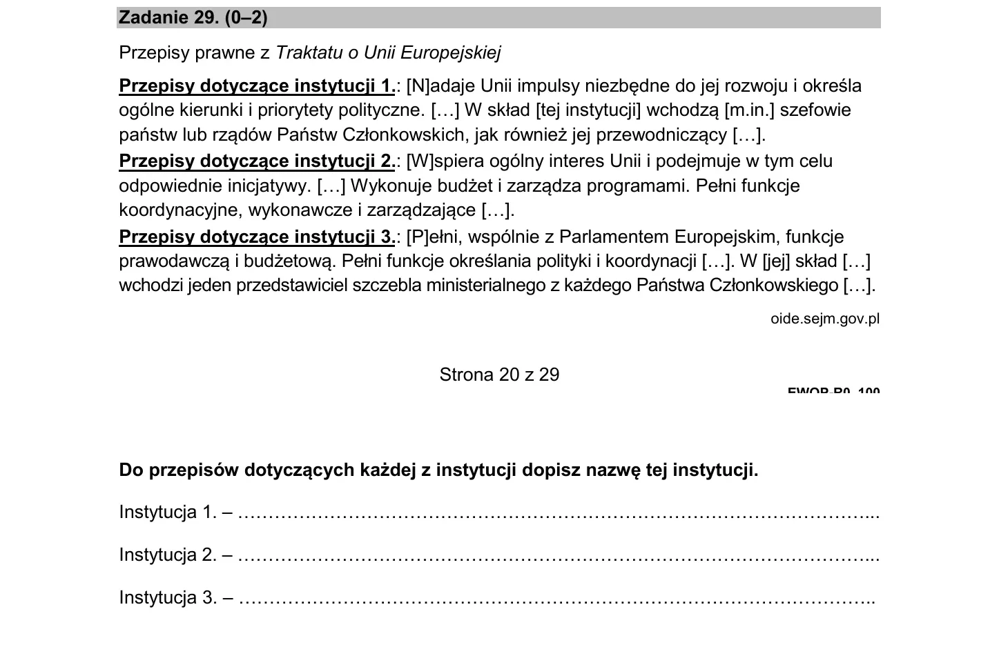 Zadanie 29 - WOS 2022 PR