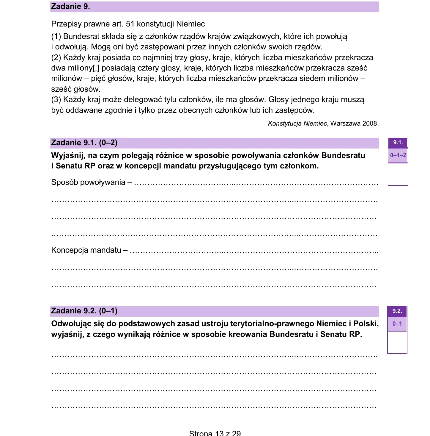 Zadanie 9 — WOS 2023, poziom rozszerzony, arkusz CKE