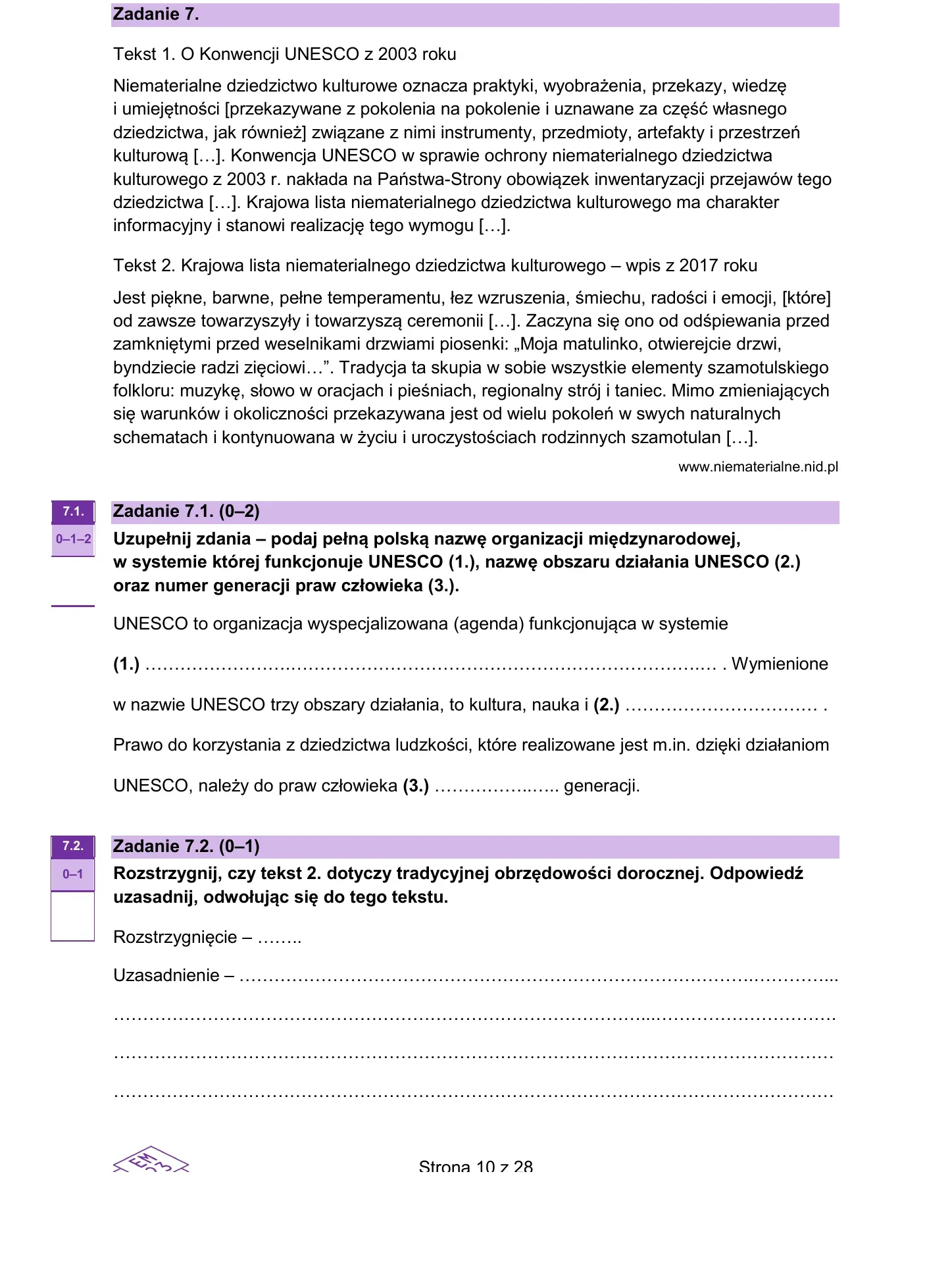 Zadanie 7 — WOS 2024, poziom rozszerzony, arkusz CKE
