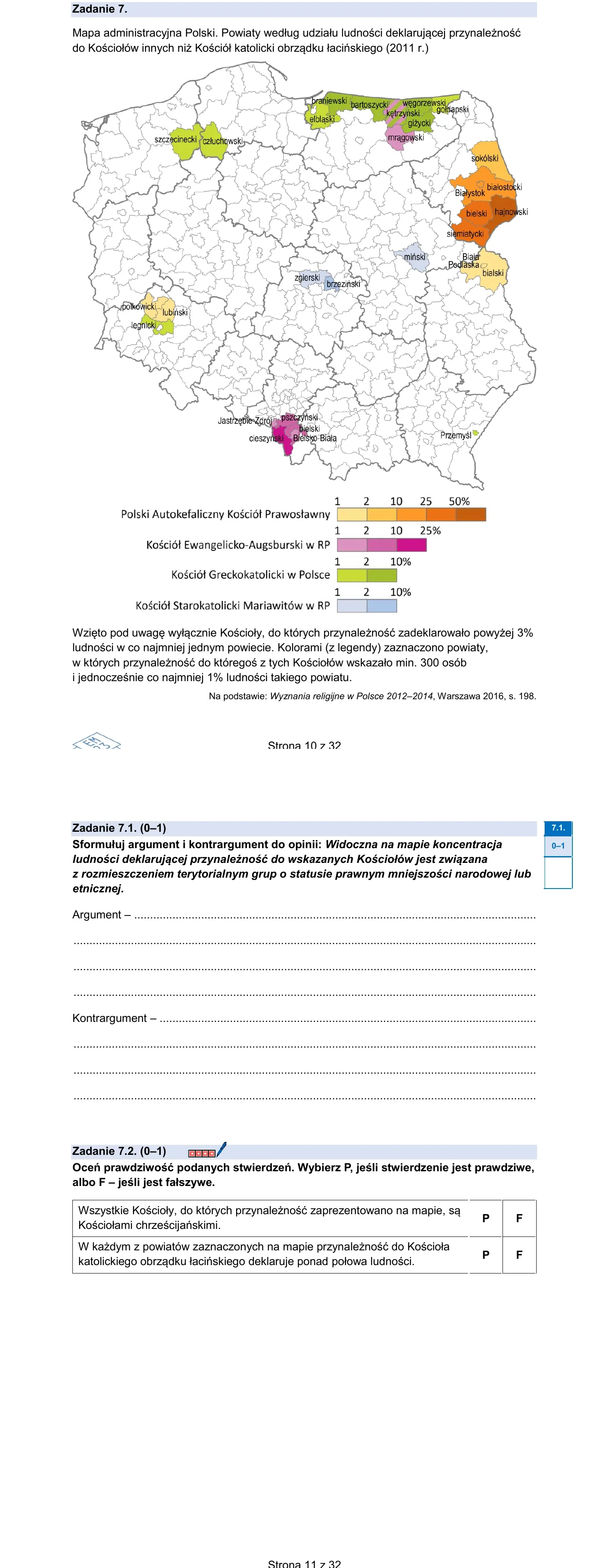 Zadanie 7 — WOS 2026, poziom rozszerzony, arkusz CKE